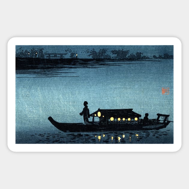 19th C. Japanese Riverboat Sticker by historicimage